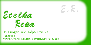 etelka repa business card