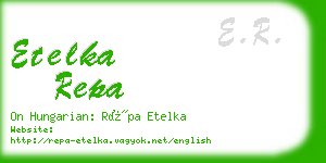 etelka repa business card